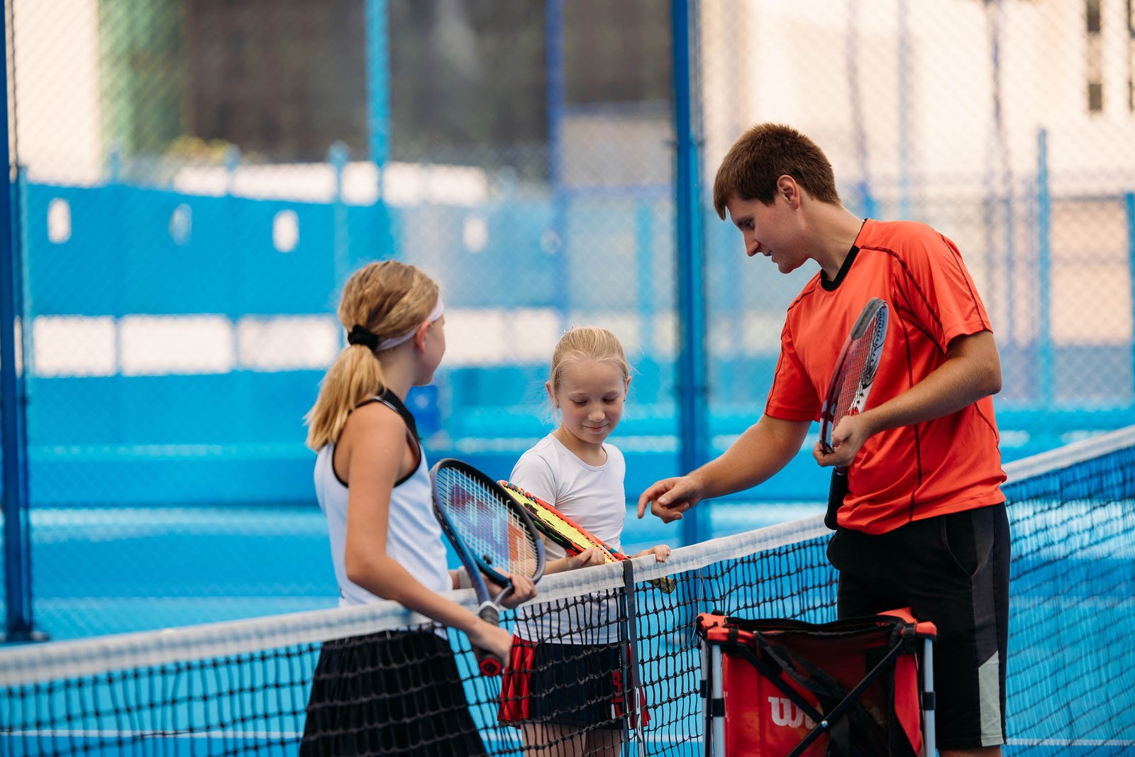 Junior Group Tennis Lessons, red ball tennis lessons dubai